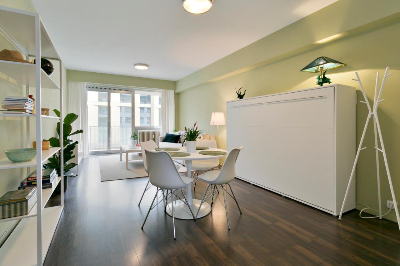 Studio In City Center With Terrace, Netflix - Wifi Antwerpen Kültér fotó